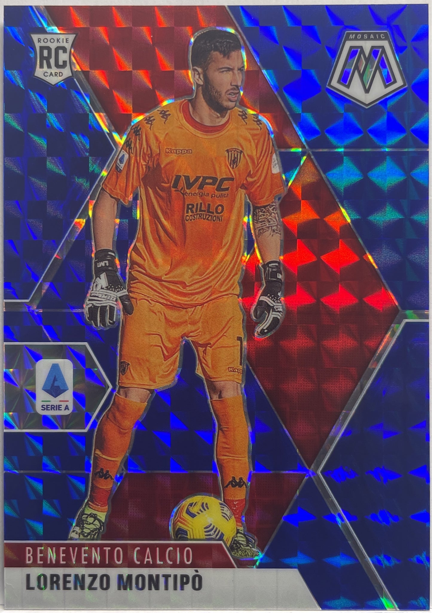 Lorenzo Montipo 50/99 Rookie Blue Mosaic Serie A 2020/21