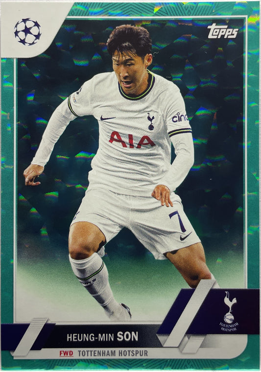 Heung-Min Son 341/399 Icy Aqua Topps UCC 2022/23