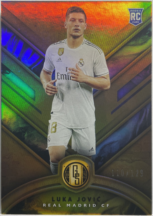 Luka Jovic 110/129 Rookie Gold Standard 2019/20