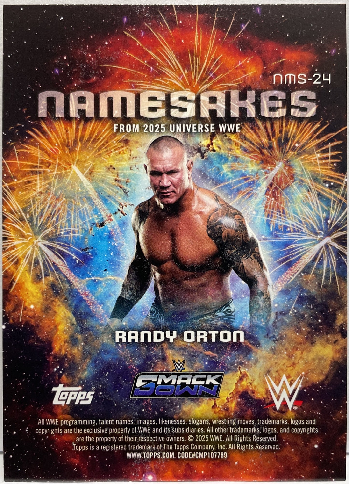 Randy Orton Namesakes Topps Universe WWE 2025
