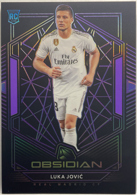 Luka Jovic 36/65 Rookie Purple Obsidian 2019/20