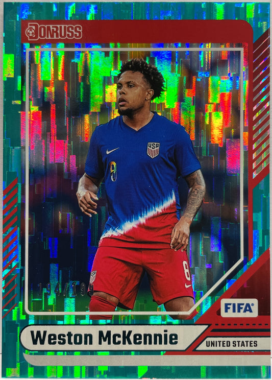 Weston McKennie 194/199 Teal Donruss Fifa 2024/25
