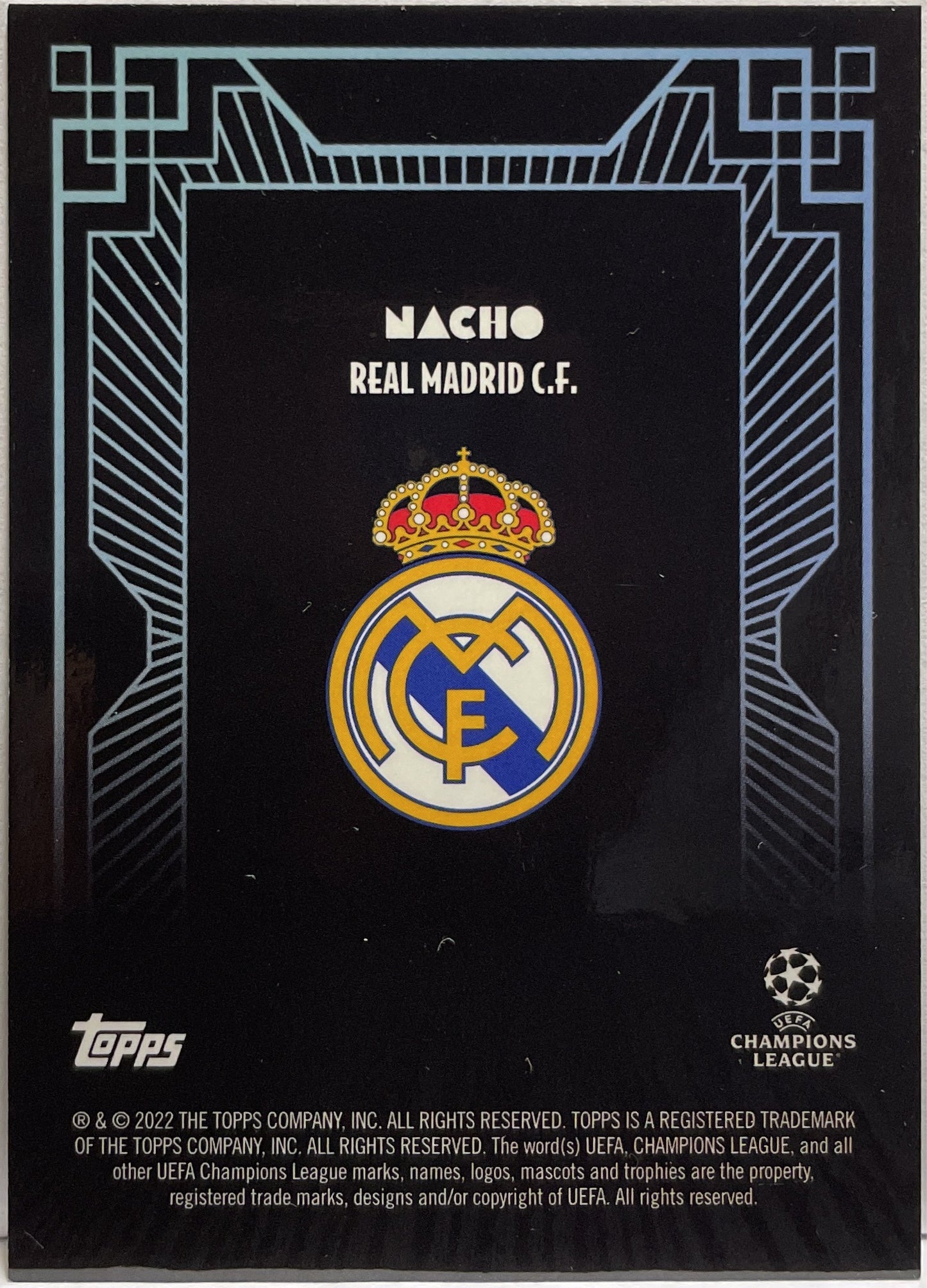 Nacho Fernandez 10/49 Blue Topps Deco 2021/22