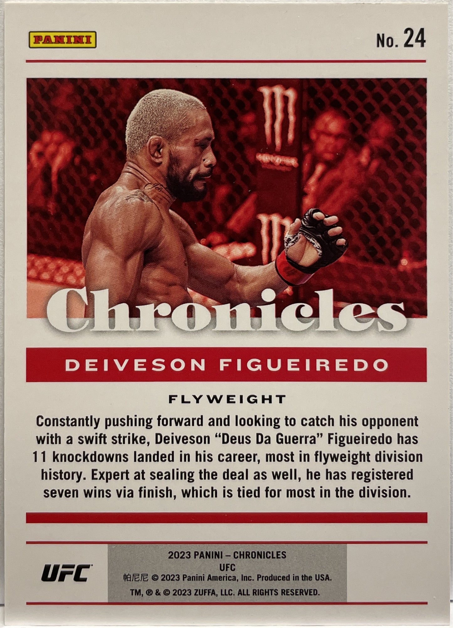 Deiveson Figueiredo 118/199 Red Chronicles UFC 2023