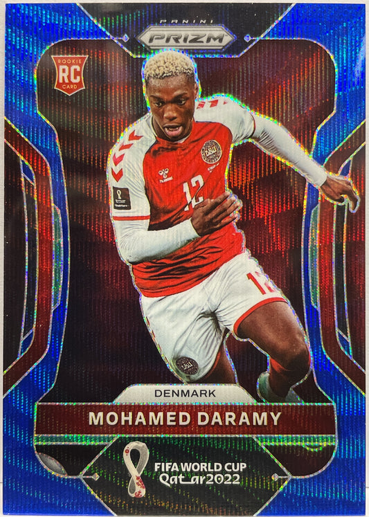 Mohamed Daramy 70/199 Rookie Blue Prizm Qatar 2022