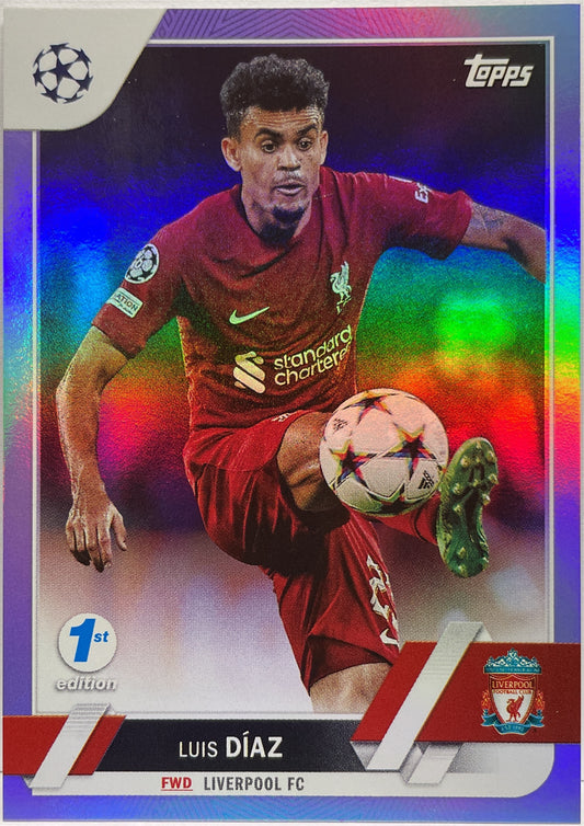 Luis Diaz 12/30 Purple Topps UCC 1ST Edition 2022/23