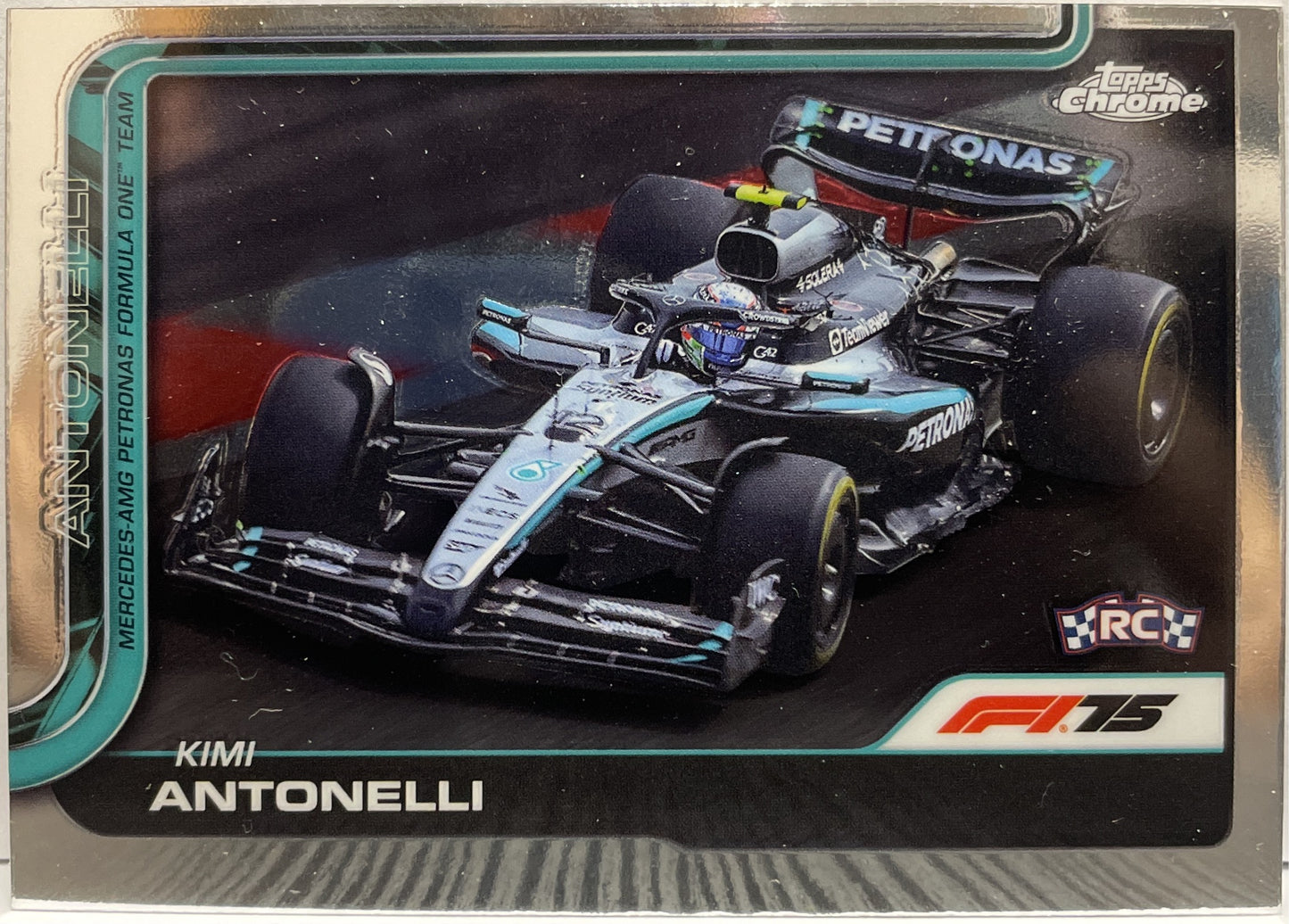 Kimi Antonelli Rookie Topps Chrome F1 2025