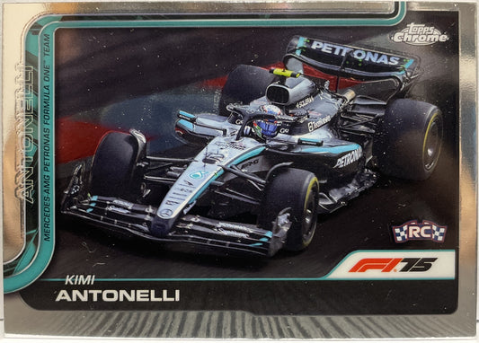 Kimi Antonelli Rookie Topps Chrome F1 2025