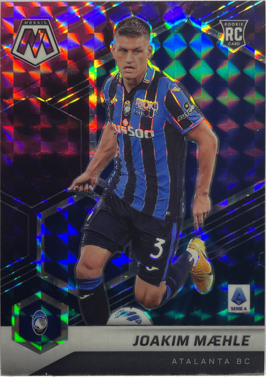 Joakim Maehle 1/1 Rookie Nebula Mosaic Serie A 2021/22