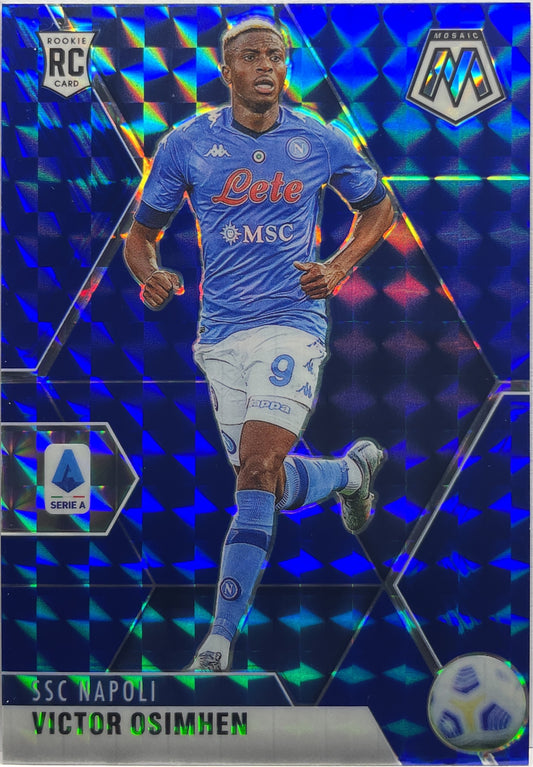 Victor Osimhen 96/99 Rookie Blue Mosaic Serie A 2020/21