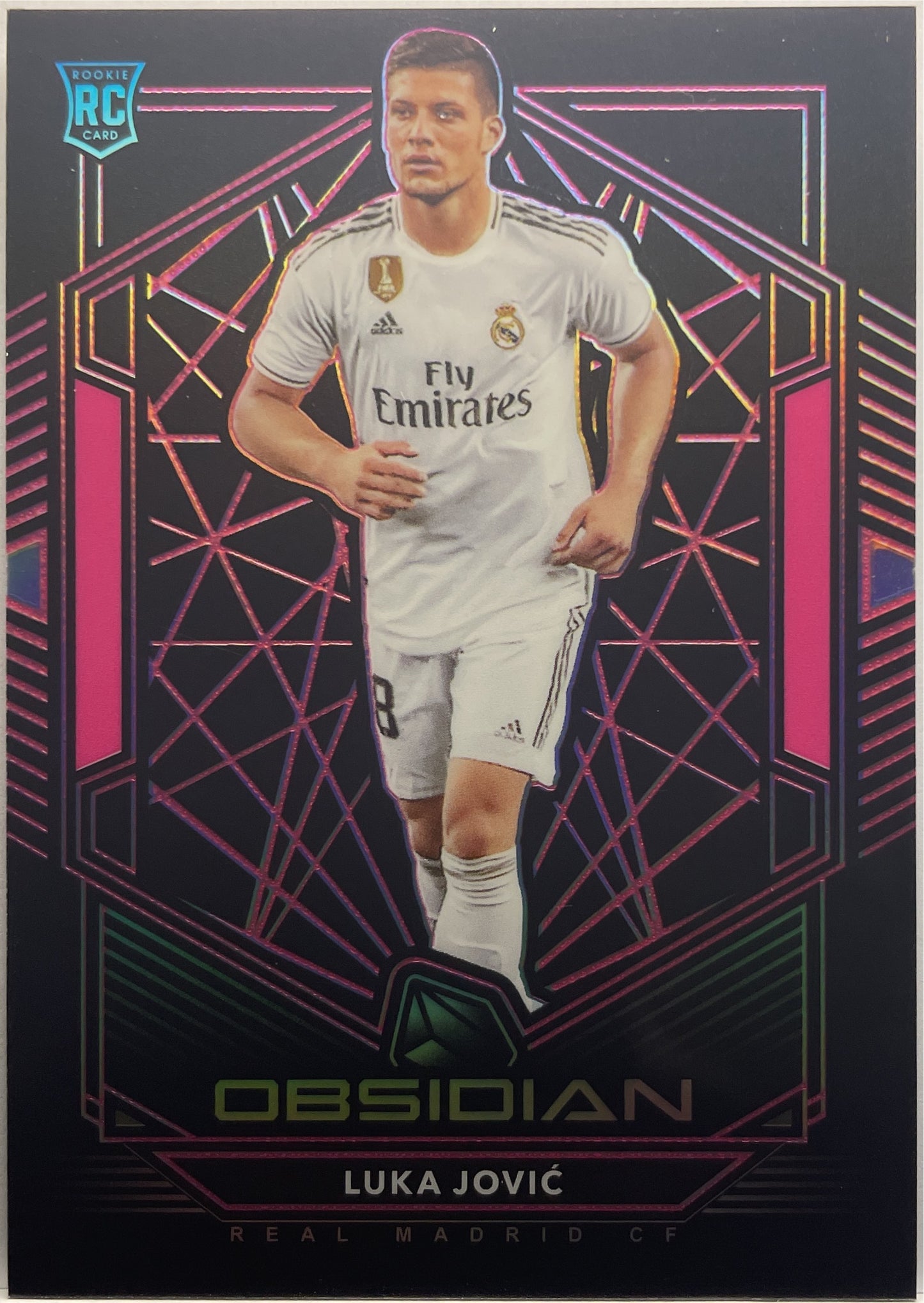 Luka Jovic 10/11 Rookie Obsidian 2019/20