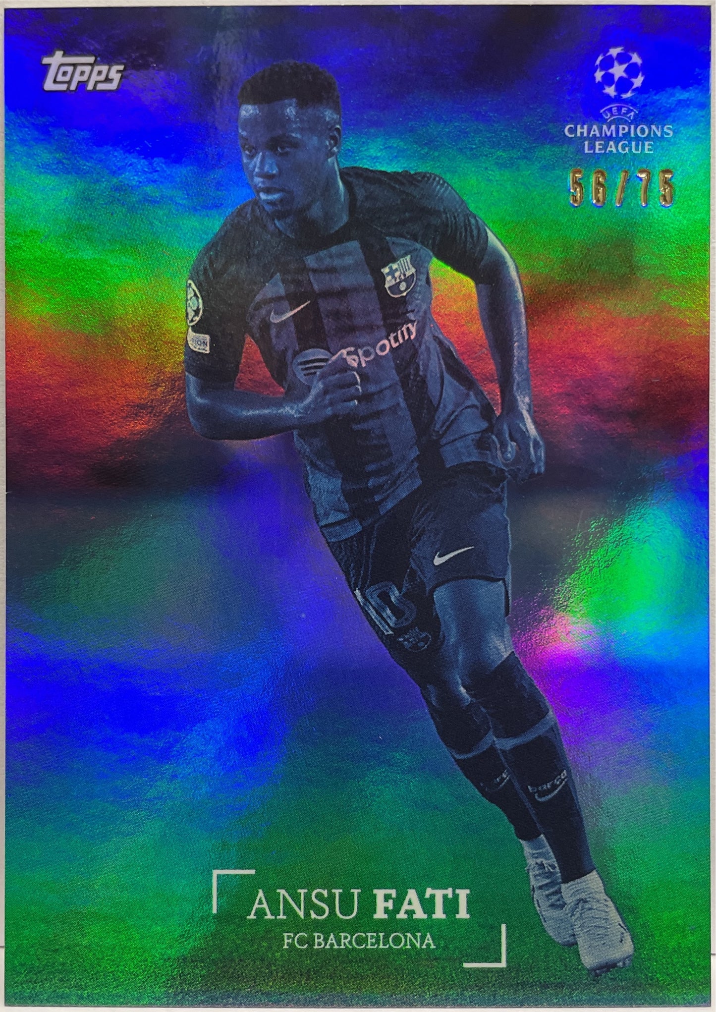 Ansu Fati 56/75 Topps Simplicidad 2022/23