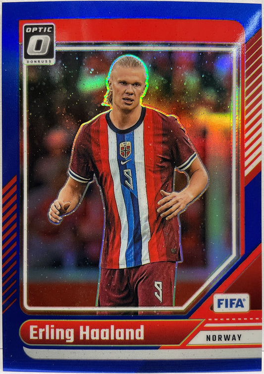 Erling Haaland 6/149 Optic Blue Donruss Fifa 2024/25