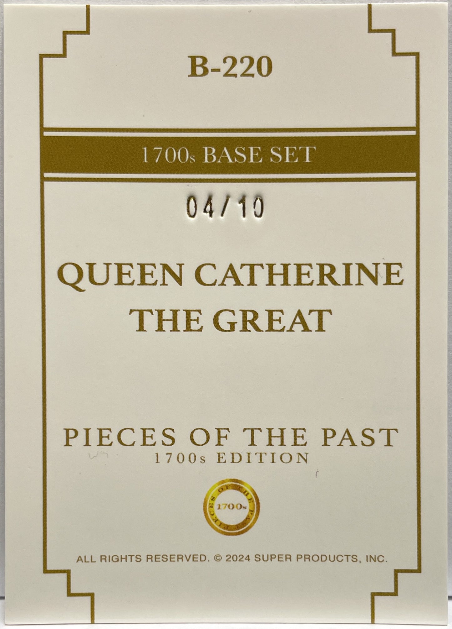 Queen Catherine The Great 4/10 Pieces Of The Past 1700s Edition 2025