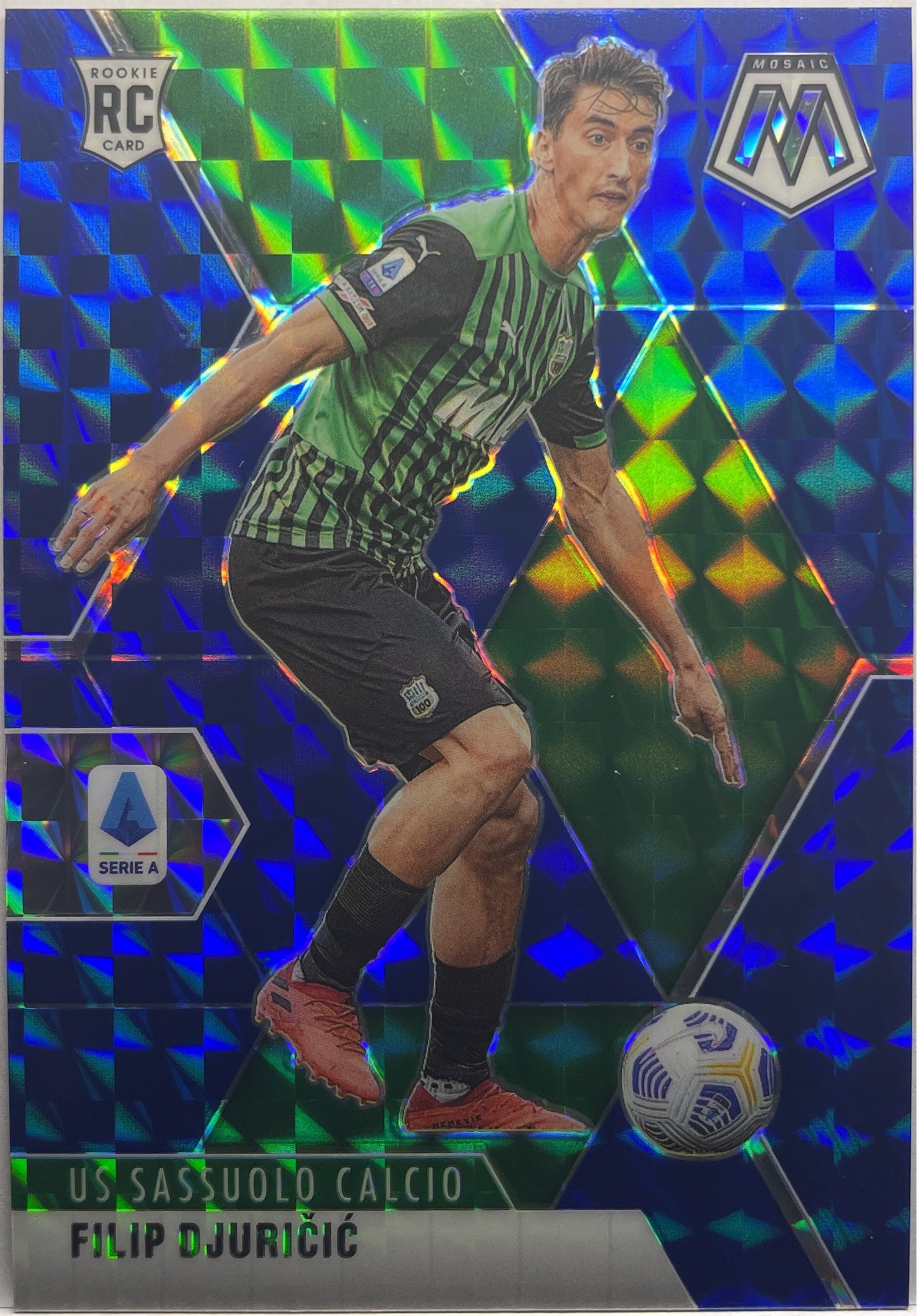 Filip Djuricic 59/99 Rookie Blue Mosaic Serie A 2020/21