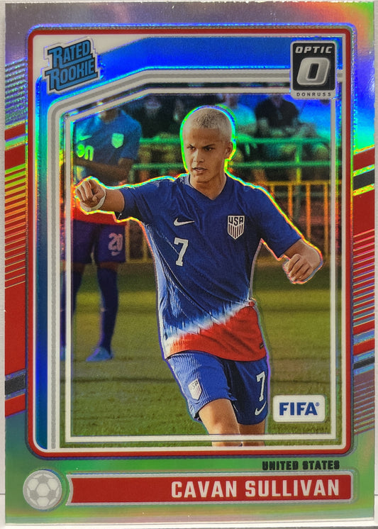 Cavan Sullivan Rated Rookie Refractor Optic Donruss Fifa 2024/25
