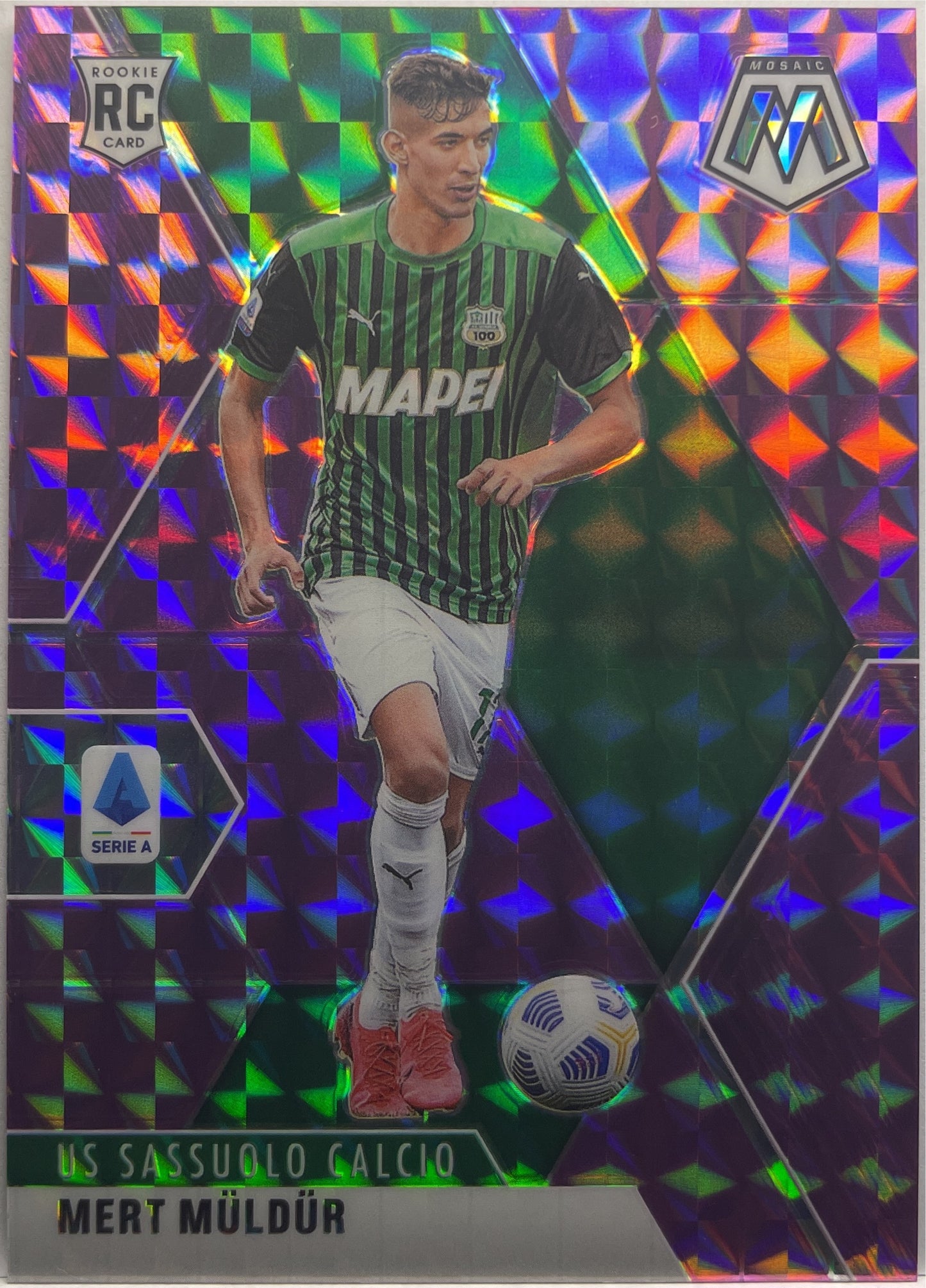 Mert Muldur 11/49 Rookie Purple Mosaic Serie A 2020/21