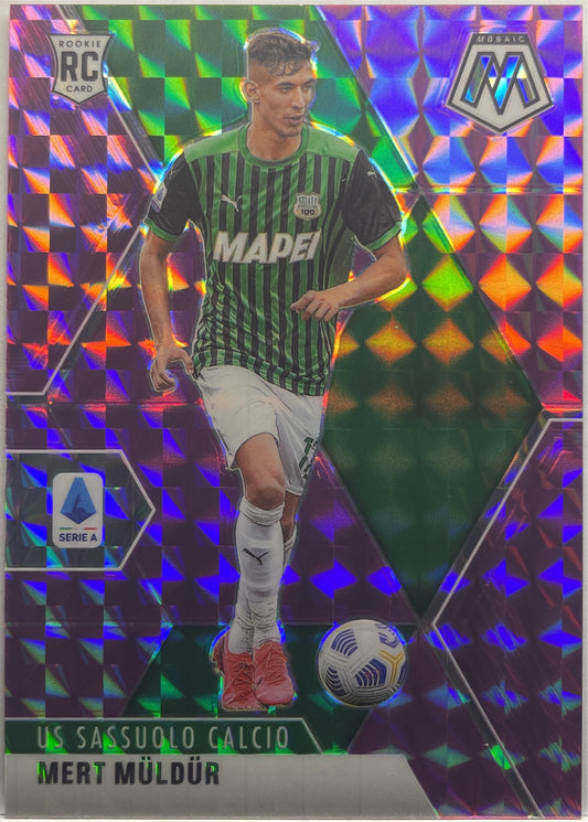 Mert Muldur 2/49 Rookie Purple Mosaic Serie A 2020/21