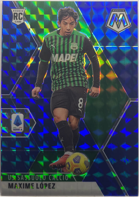 Maxime Lopez 89/99 Rookie Blue Mosaic Serie A 2020/21