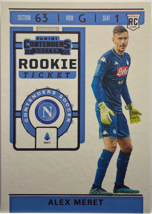 Alex Meret Rookie Ticket Panini Chronicles 2019/20