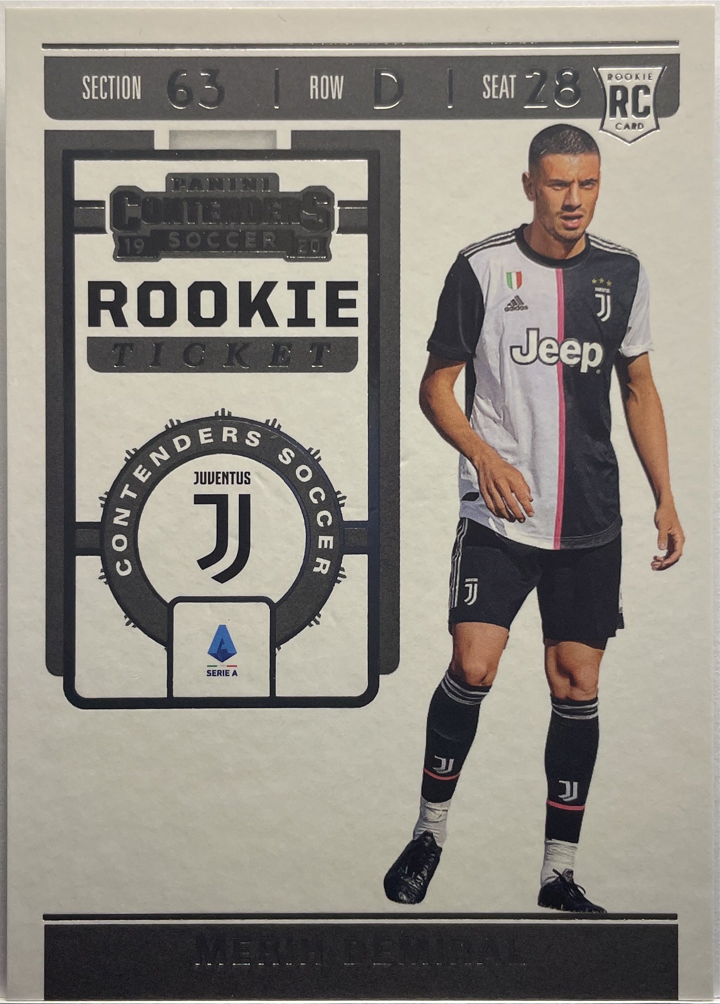 Merih Demiral Rookie Ticket Panini Chronicles 2019/20