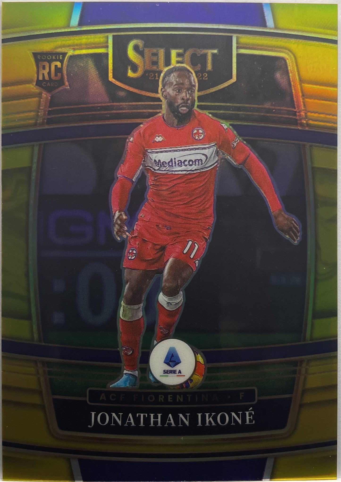 Jonathan Ikone 4/10 Rookie Gold Chronicles Select Serie A 2021/22