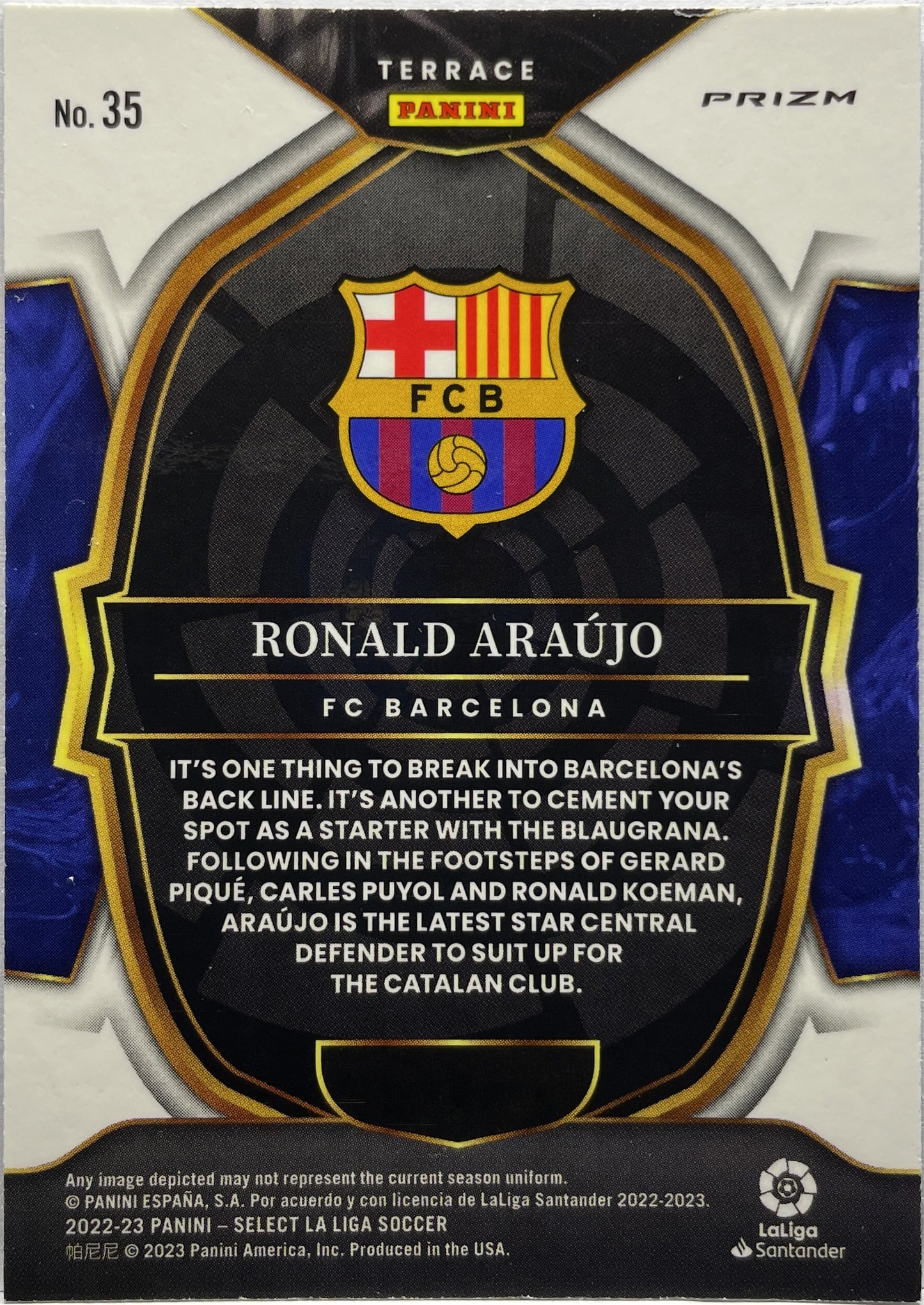 Ronald Araujo Blue Select La Liga 2022/23