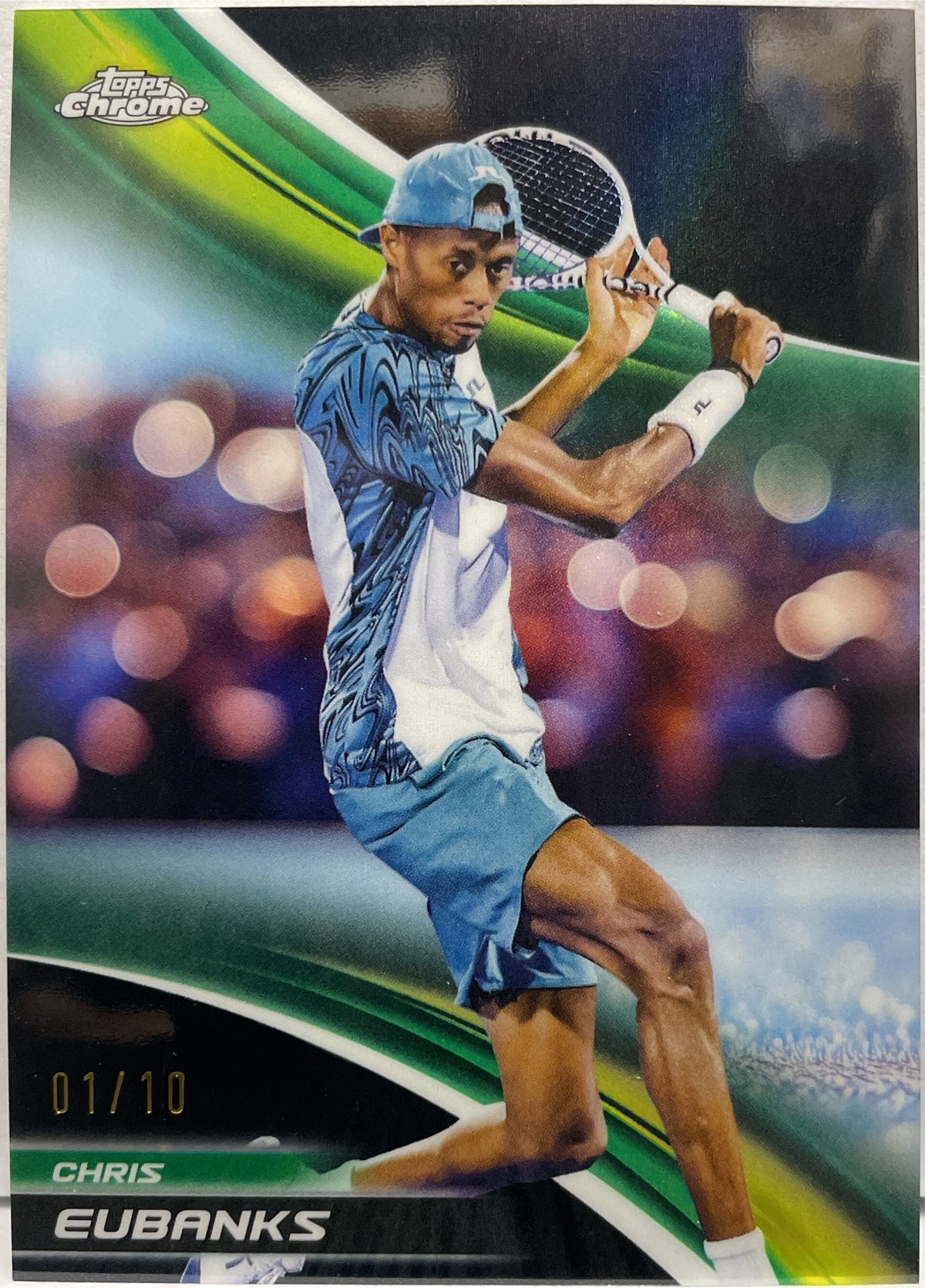 Chris Eubanks 1/10 Black Topps Chrome Tennis 2025