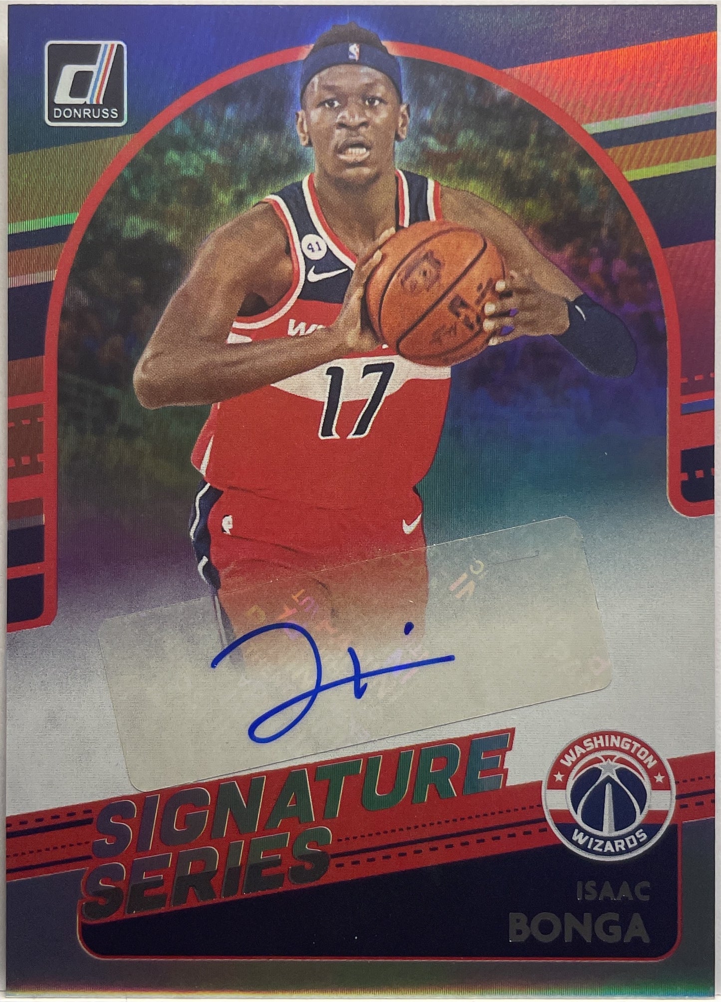 Isaac Bonga Autograph Donruss Basketball  2020/21