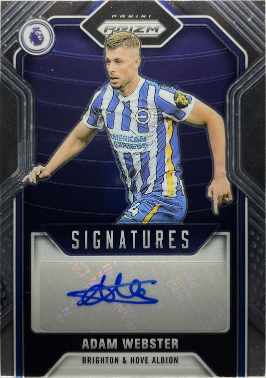 Adam Webster Autograph Prizm Premier League 2021/22