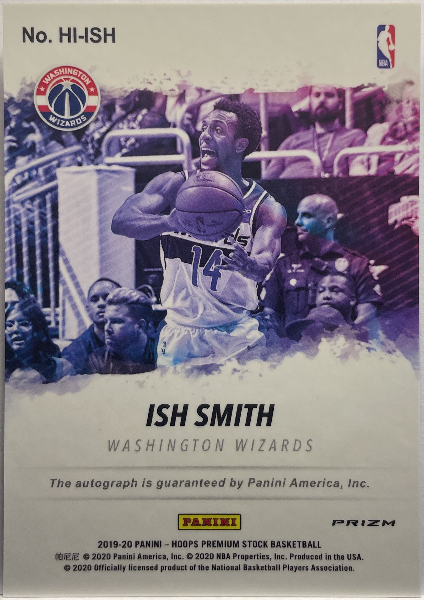 Ish Smith Autograph Hoops Basketball 2019/20