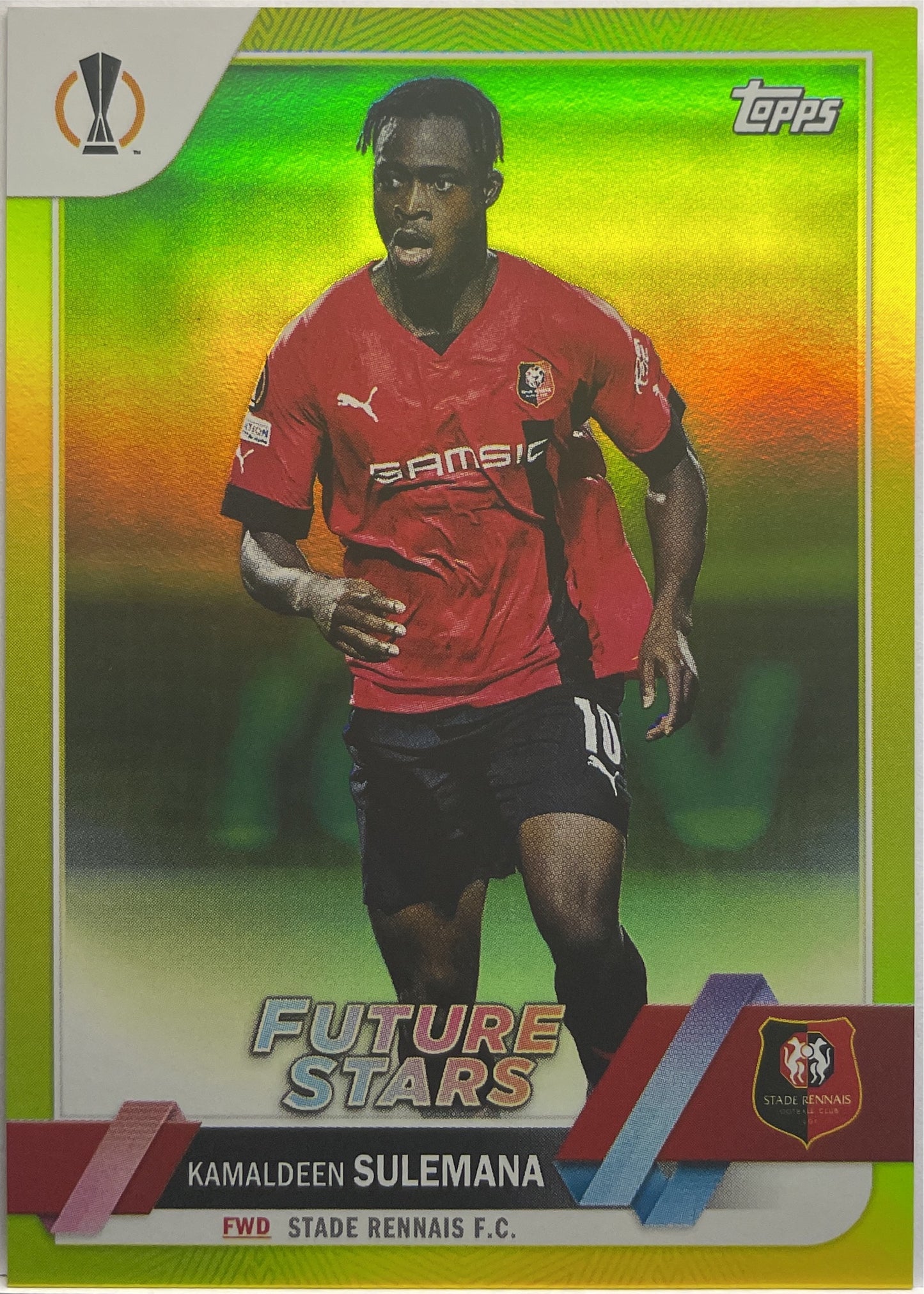 Kamaldeen Sulemana 159/299 Yellow Foil Topps UCC 2022/23