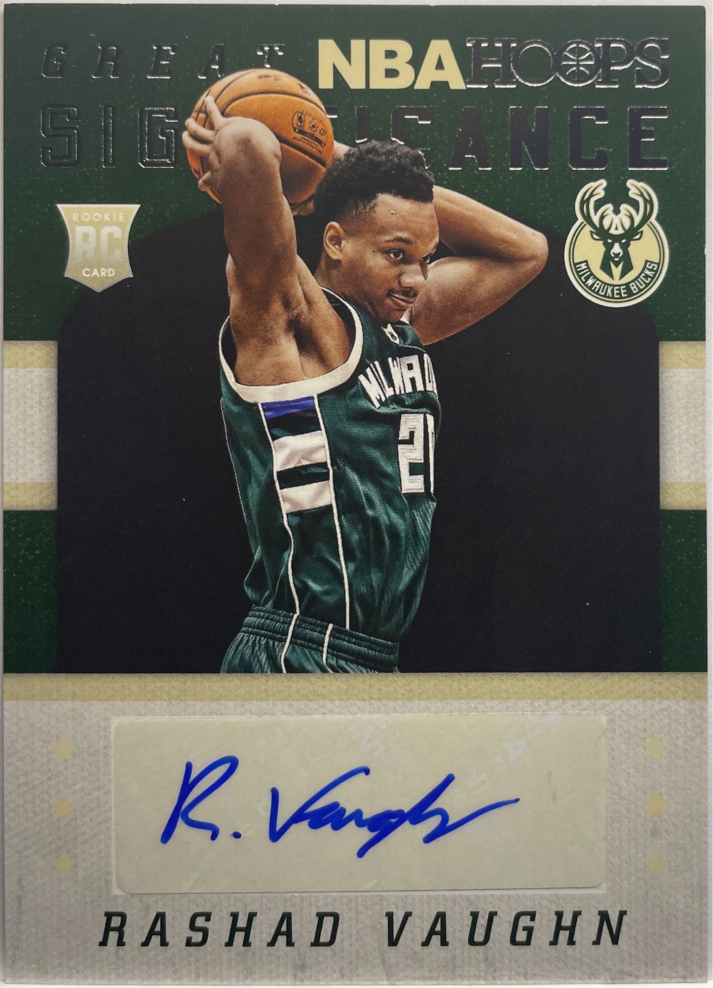 Rashad Vaughn Rookie Autograph Hoops Basketball 2015/16