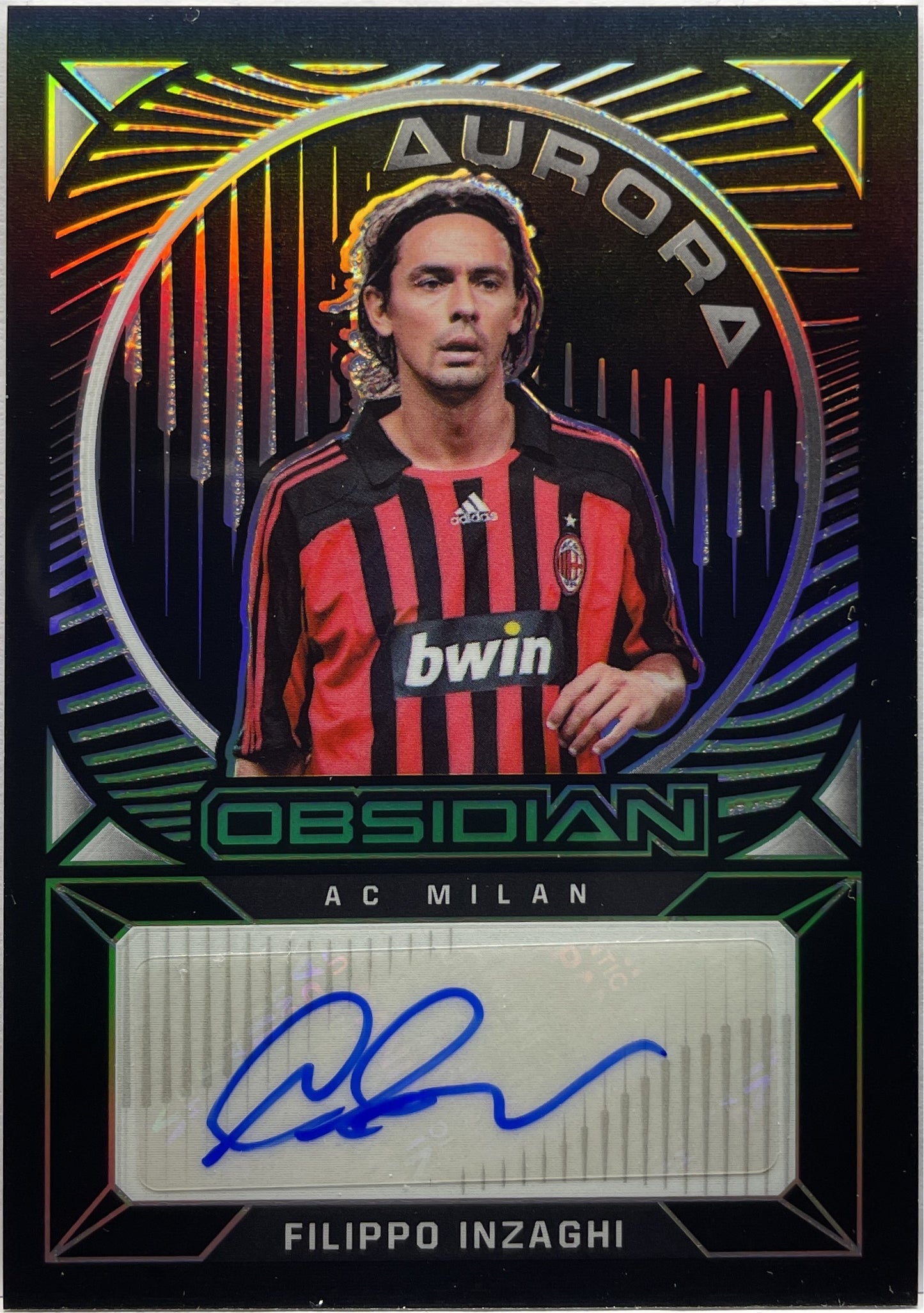 Filippo Inzaghi 78/149 Autograph Aurora Obsidian 2021/22