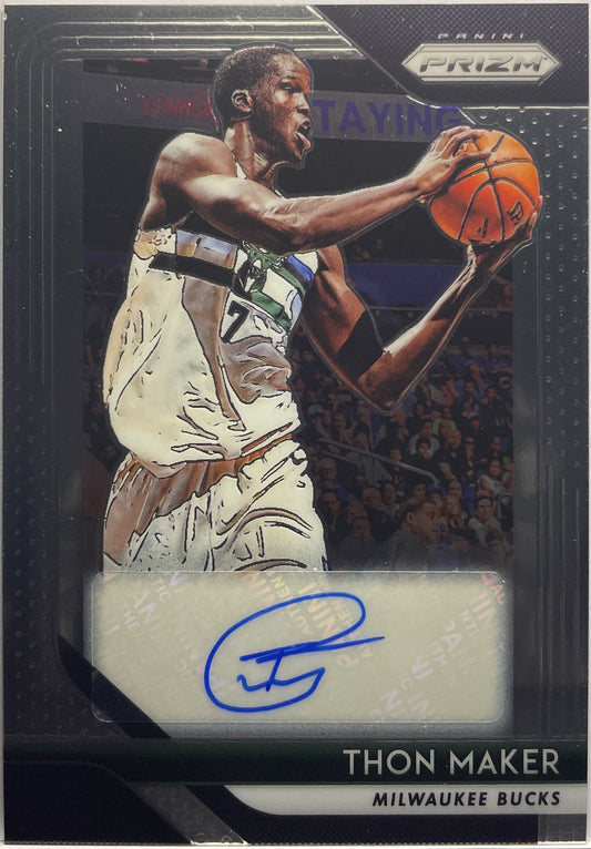 Thon Maker Autograph Prizm Basketball 2018/19