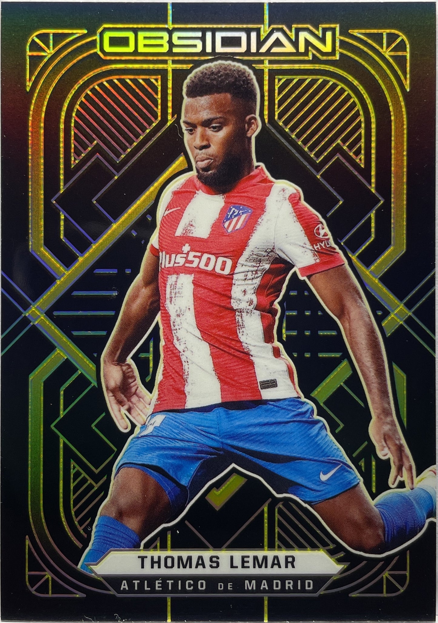 Thomas Lemar 3/10 Electric Neon Yellow Obsidian 2021/22