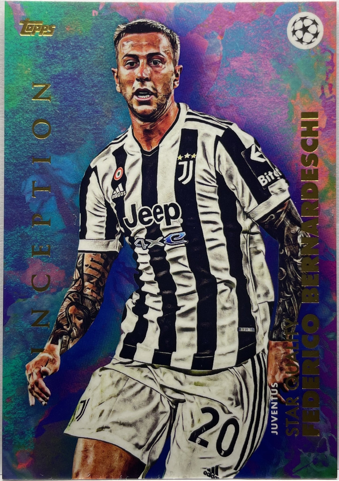 Federico Bernardeschi Star Quality Topps Inceptions 2021/22