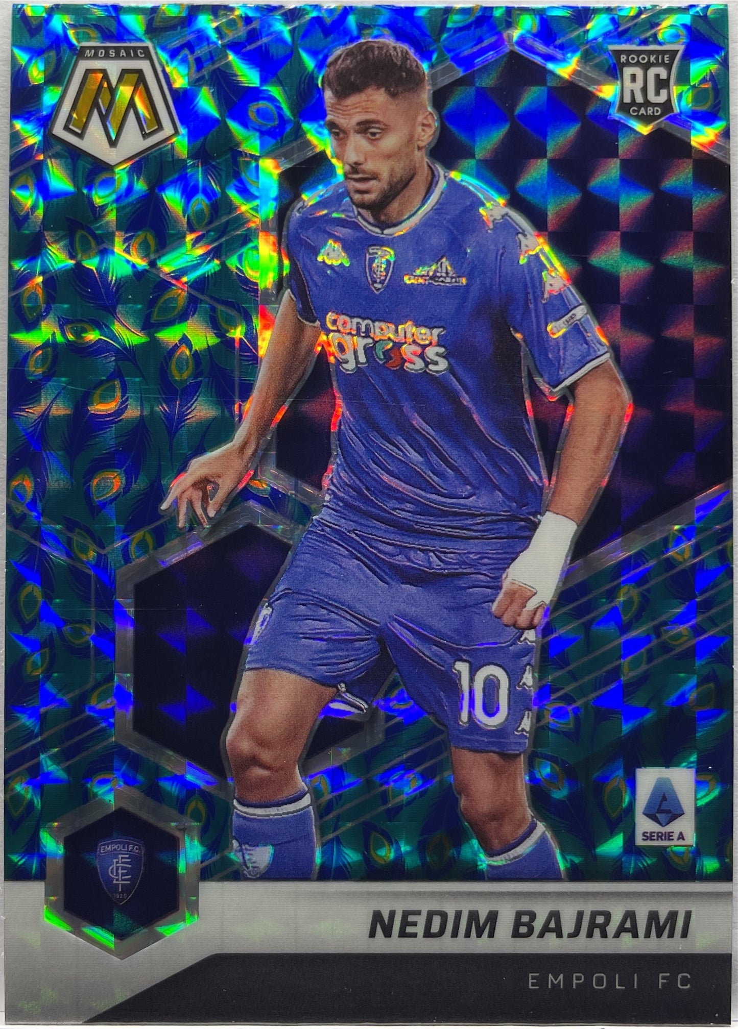 Nedim Bajrami Rookie Peacock Mosaic Serie A 2021/22