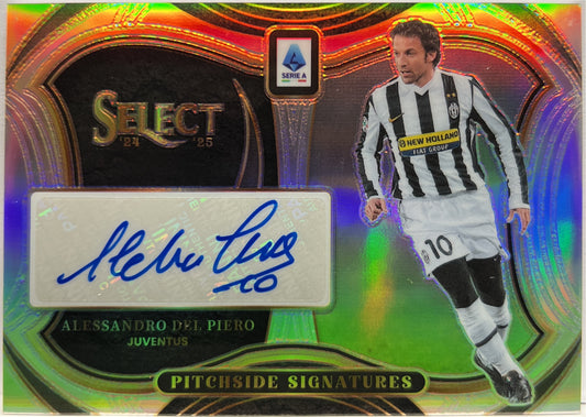 Alessandro Del Piero Autograph Pitchside Signatures Select Serie A 2024/25 .2