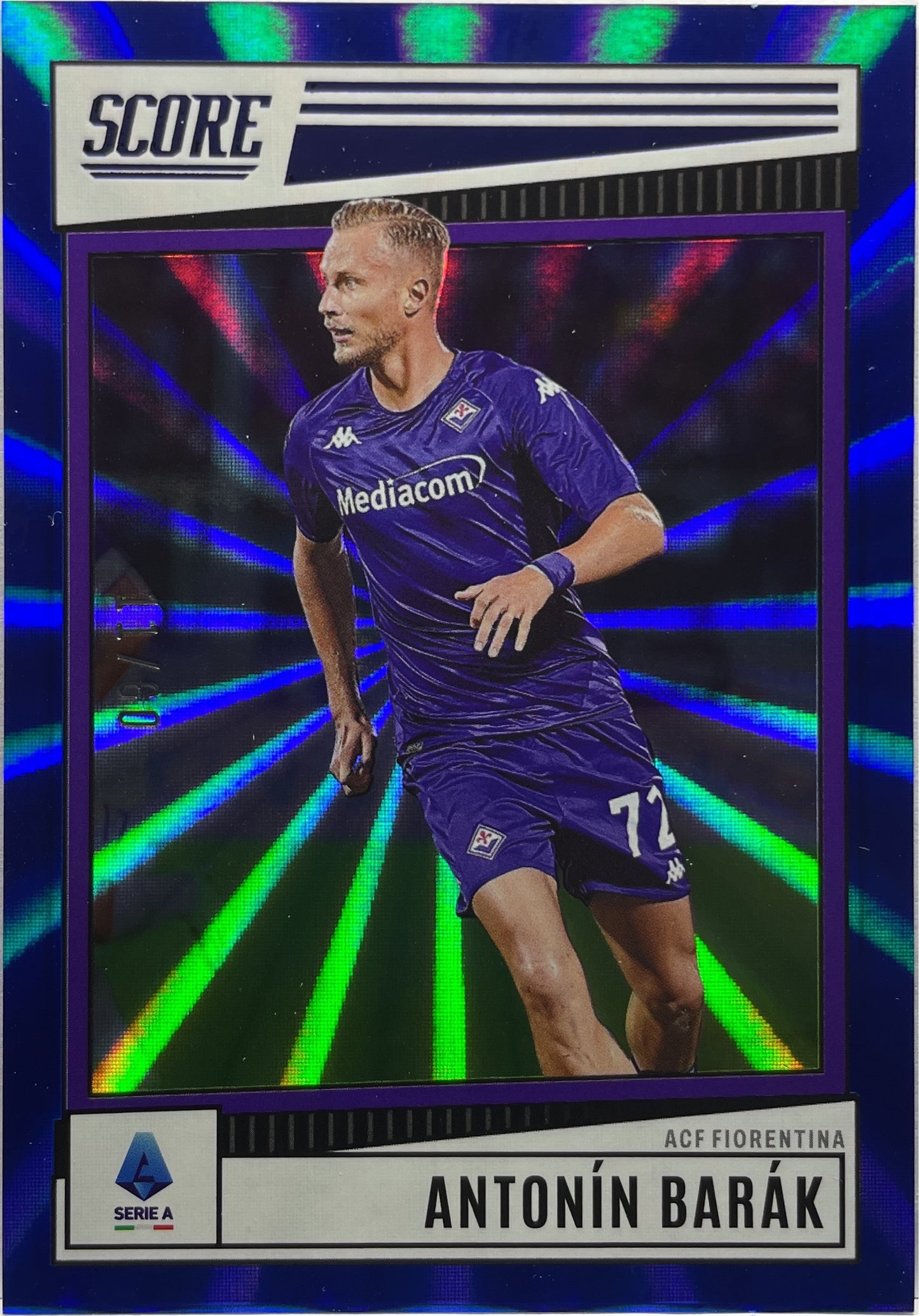 Antonin Barak 11/60 Blue Laser Score Serie A 2022/23