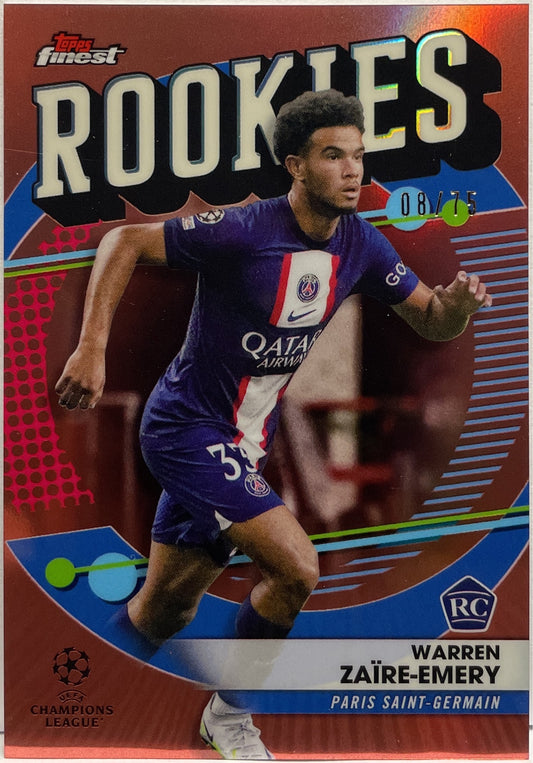 Warren Zaire Emery 8/75 Rookie Rookies Rose Topps Finest UCC 2022/23