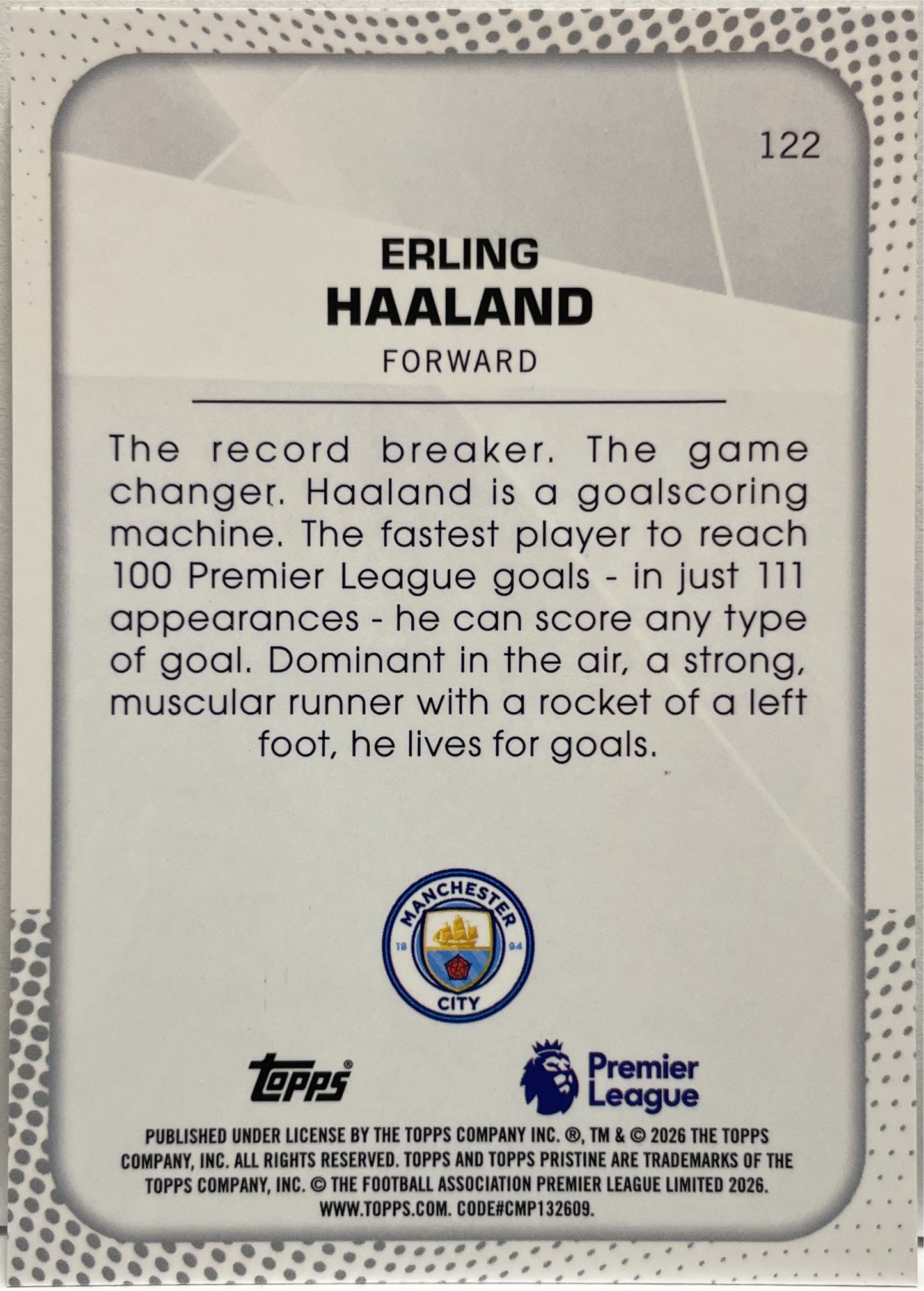 Mancolista-Set Base-Topps Pristine EPL Premier League 2025/26 Parte 2 (101-200)