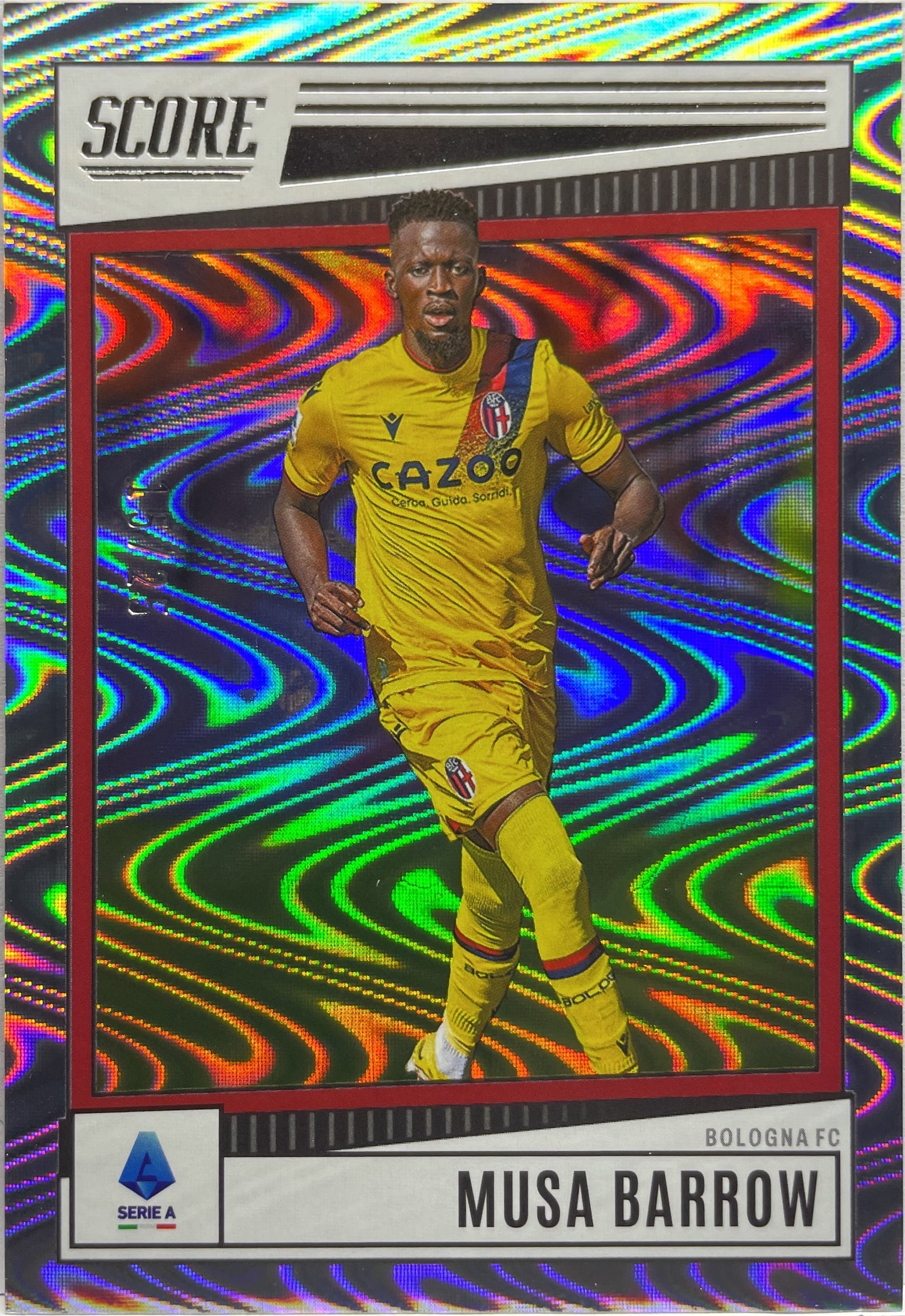 Musa Barrow 15/25 Silver Swirl Score Serie A 2022/23