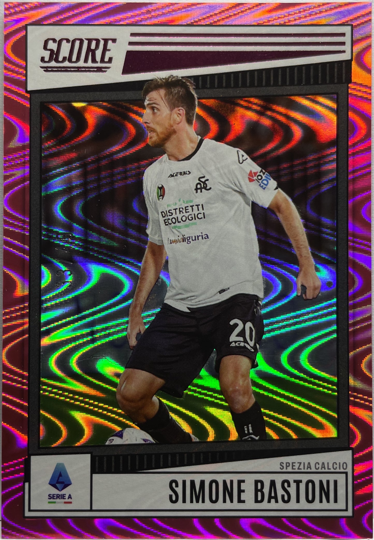 Simone Bastoni 33/45 Pink Swirl Score Serie A 2022/23