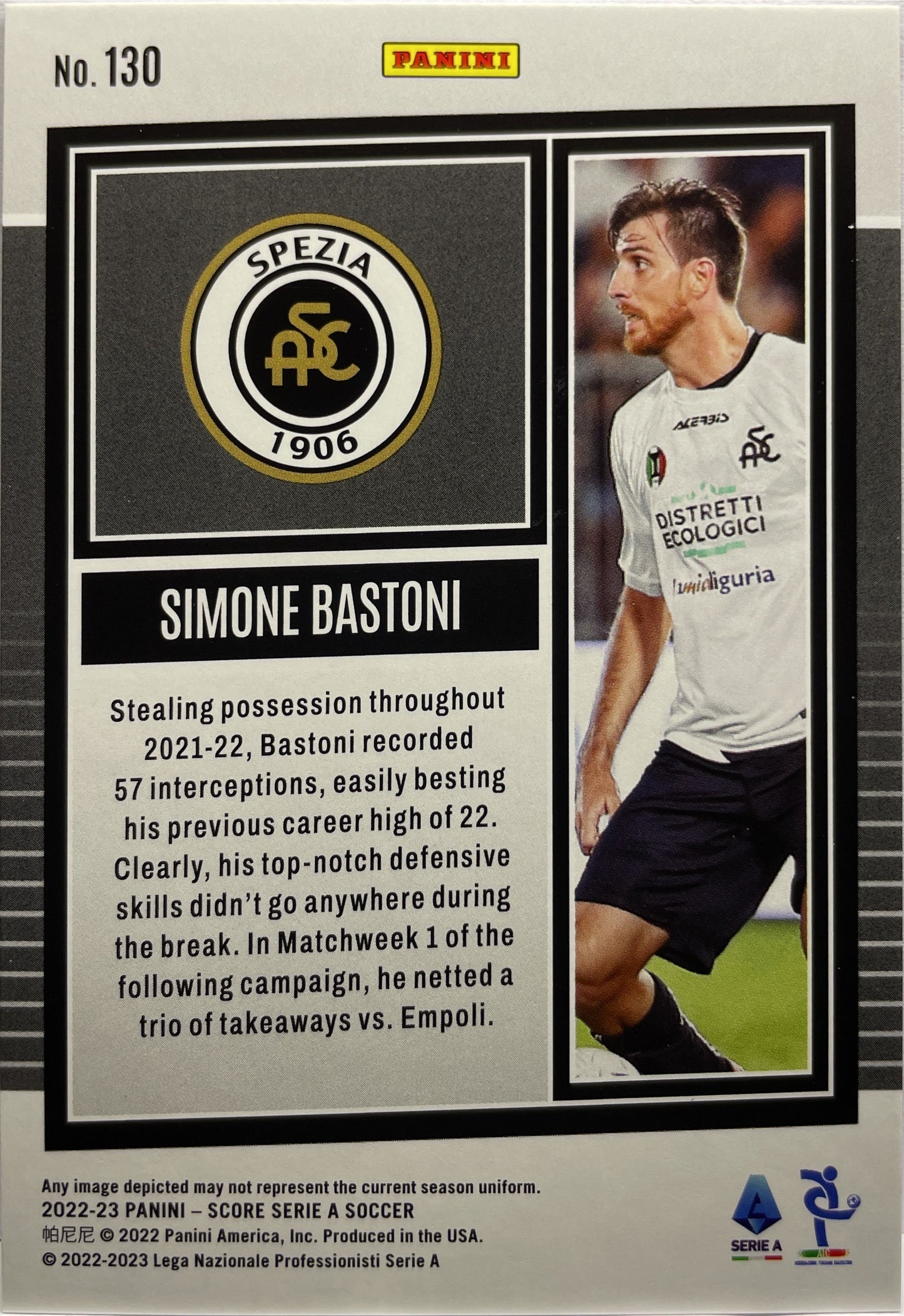 Simone Bastoni 33/45 Pink Swirl Score Serie A 2022/23