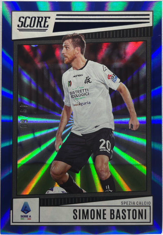 Simone Bastoni 49/60 Blue Laser Score Serie A 2022/23