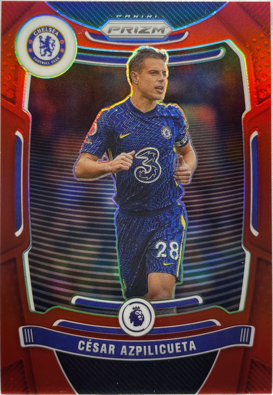 Cesar Azpilicueta 149/199 Red Prizm League 2021/22