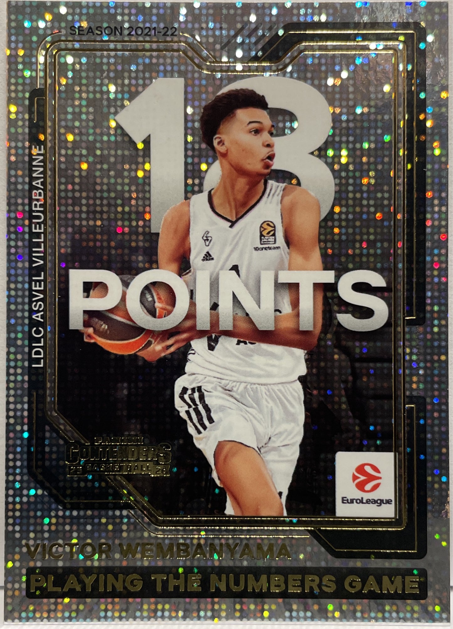 Victor Wembanyama Playing The Numbers Game Panini Contenders Basketball Euroleague 2025/26