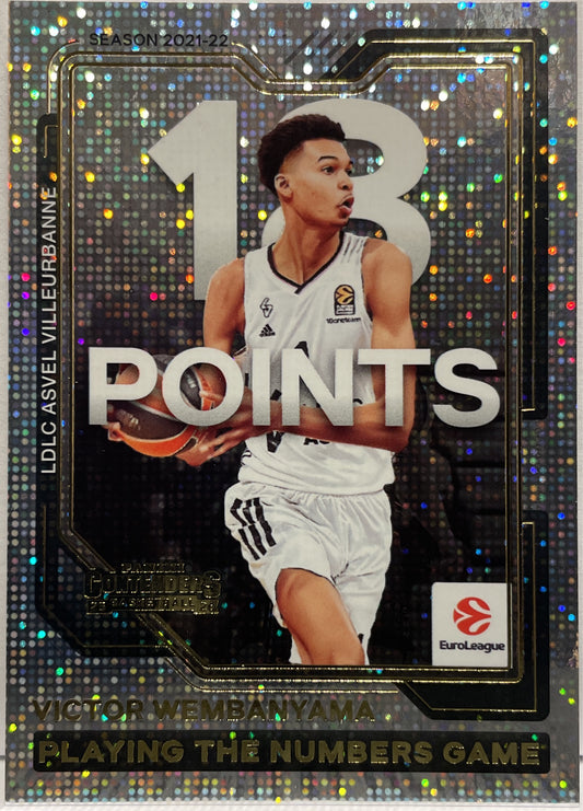 Victor Wembanyama Playing The Numbers Game Panini Contenders Basketball Euroleague 2025/26