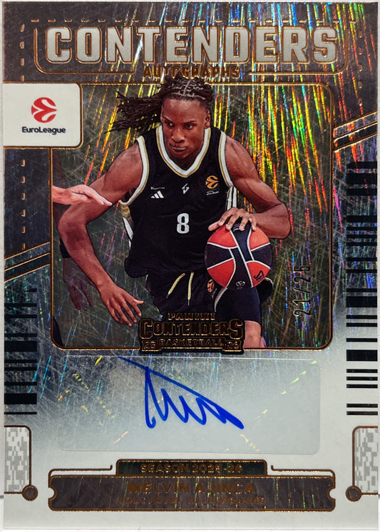 Melvin Ajinca 21/25 Autograph Bronze Panini Contenders Basketball Euroleague 2025/26